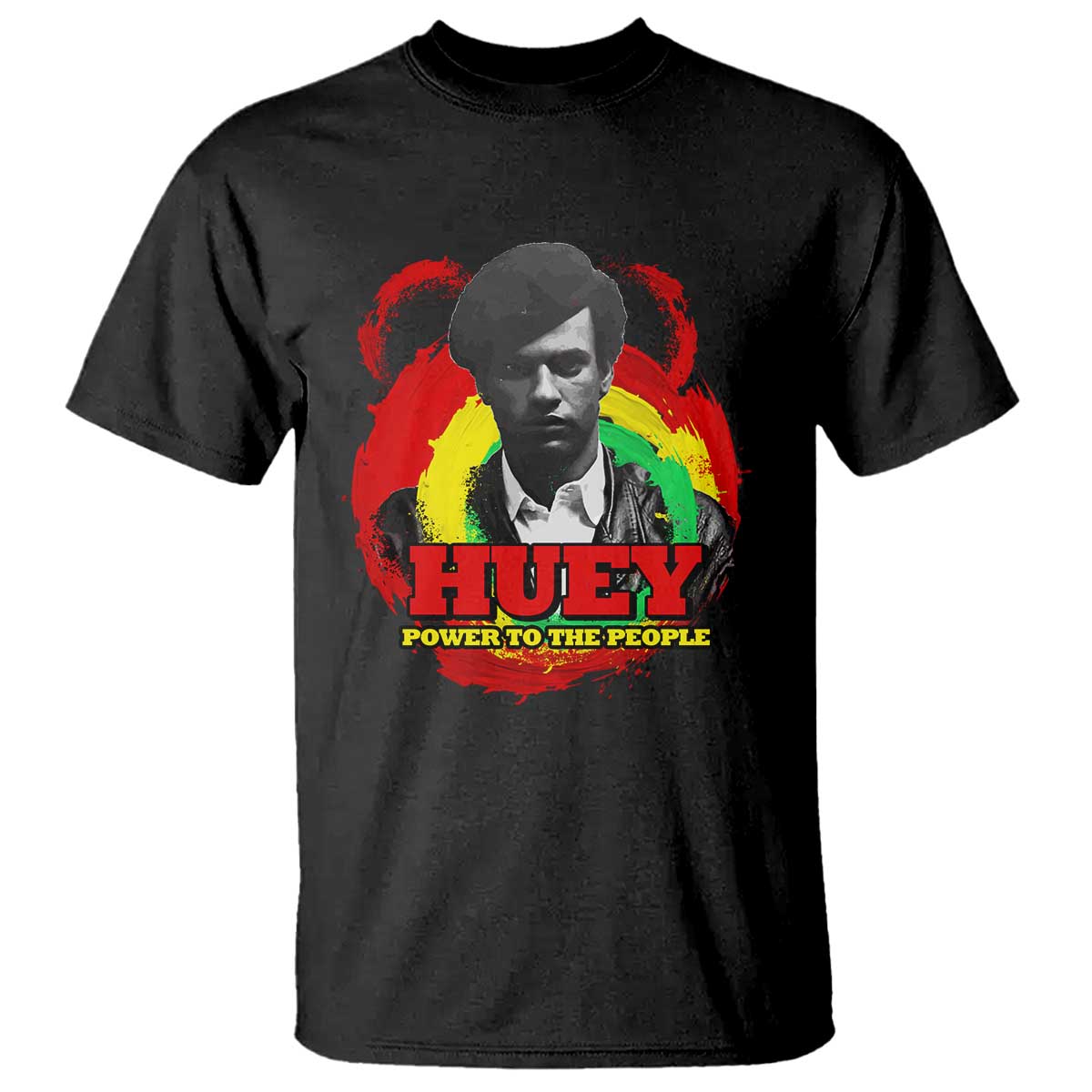 Huey P Newton T Shirt Power To The People Black History Month