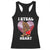 Funny Bigfoot Valentine's Day I Steal Heart Racerback Tank Top