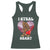 Funny Bigfoot Valentine's Day I Steal Heart Racerback Tank Top