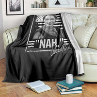 Rosa Parks Nah Quote Throw Blanket Black Movement Protest American Flag