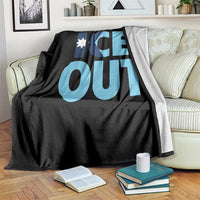 Minnesota Ice Out Throw Blanket MN State Anti Ice Movement Protest Statement