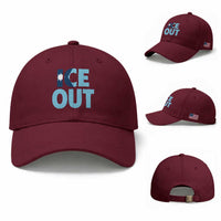 Minnesota Ice Out Baseball Cap MN State Anti Ice Movement Protest Statement