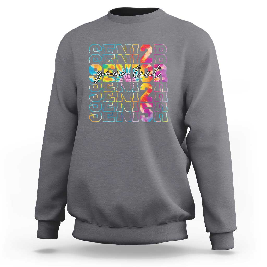 Personalized Senior 2025 Sweatshirt Custom Text Class Of 2025 Graduation
