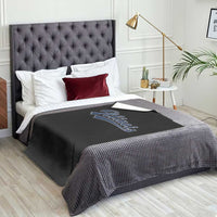 Illinois Varsity Script Classic Sports Jersey Style Throw Blanket