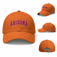 Arizona Sports Fan Vintage Bold Throwback AZ State Baseball Cap