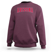 Arizona Sports Fan Vintage Bold Throwback AZ State Sweatshirt