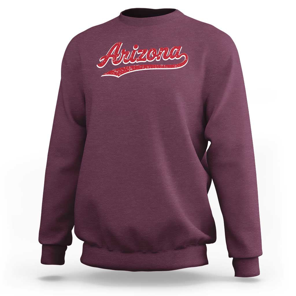 Arizona Varsity Script Classic Sports Jersey Style Sweatshirt