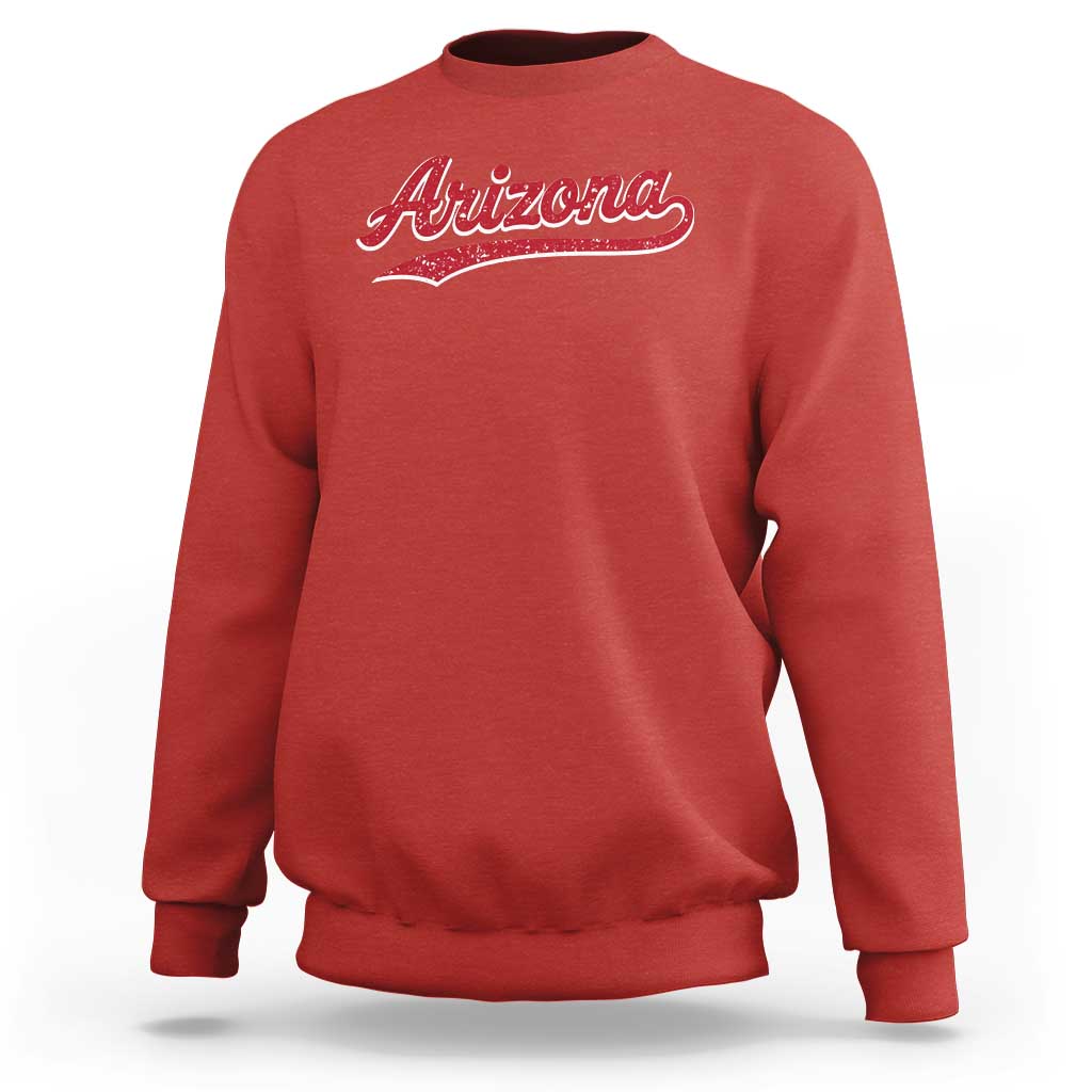 Arizona Varsity Script Classic Sports Jersey Style Sweatshirt