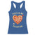 Funny Pizza Is My Valentine Racerback Tank Top Valentine's Day Heart Pepperoni Slice