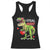 Funny Dinosaur Valentine's Day I Steal Heart Racerback Tank Top