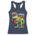 Funny Dinosaur Valentine's Day I Steal Heart Racerback Tank Top