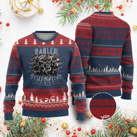 Never Forget Harlem Hellfighters Ugly Christmas Sweater Vintage American Flag