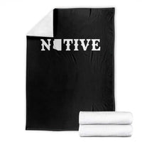 Local Arizona Native Throw Blanket AZ State Map Pride Gift