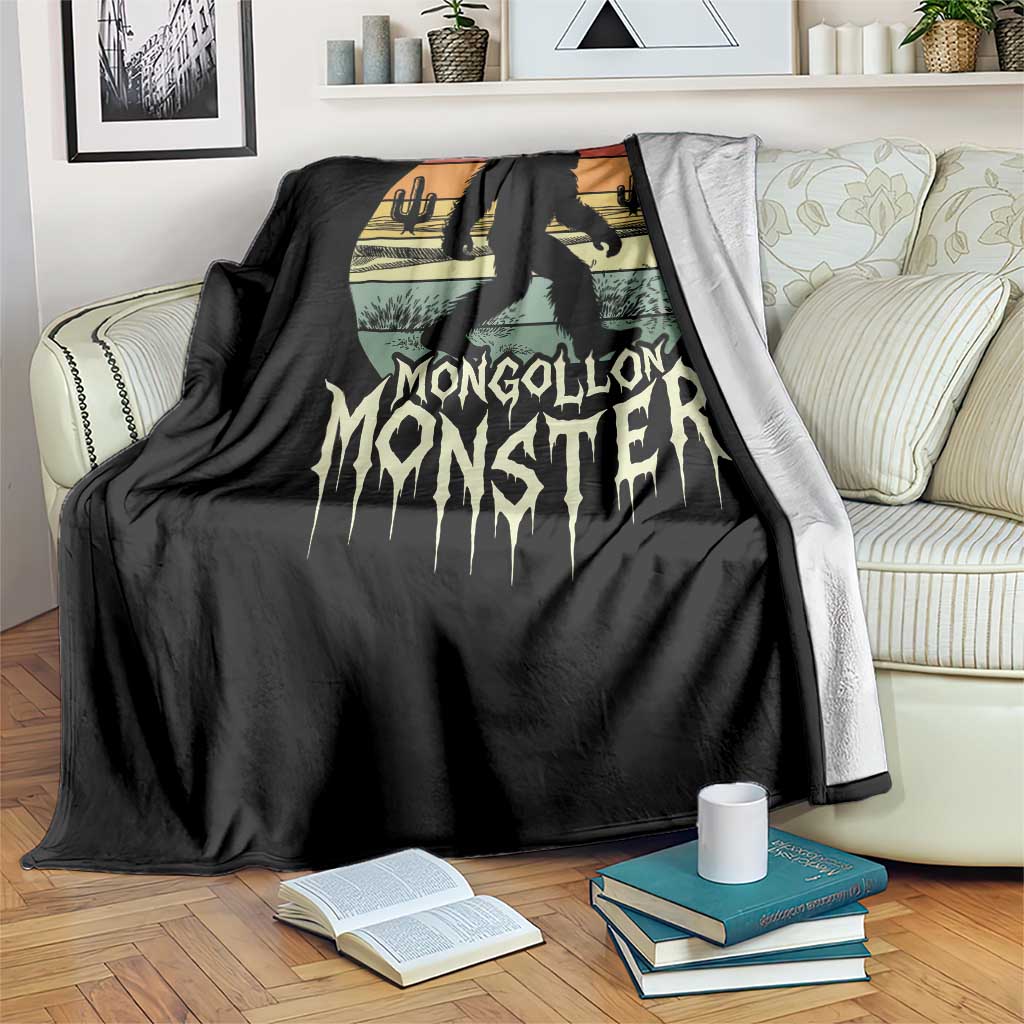Mysterious Mogollon Monster Throw Blanket Arizona Wilderness Enigma