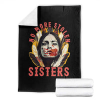 Native American Awareness Gift Throw Blanket No More Stolen Sisters MMIW Support