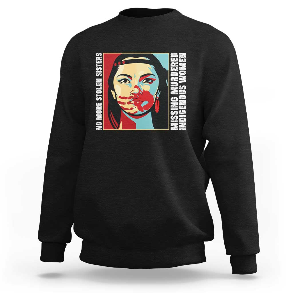 MMIW Awareness Support Sweatshirt Voices For Stolen Sisters Native American