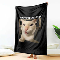 Funny Cat Meme Lover Throw Blanket