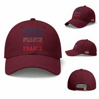 France Pride French Flag Patriotic Supporter Baseball Cap