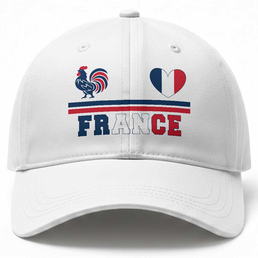 Patriotic France Soccer Fan Baseball Cap Fierté Football Française