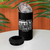 Buffalo Soldiers 1866 African American Cavalry 4 in 1 Can Cooler Tumbler Black History Military Heritage Gift