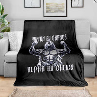 Funny Cringe Werewolf Memes Throw Blanket Human By Chance Alpha By Choice