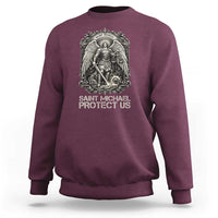 St Michael The Archangel Protect Us Sweatshirt Christian Faith Gift