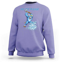 No Ice Please Sweatshirt Funny Babe The Blue Ox Minnesota Folklore