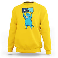 Funny Minnesota Folklore Babe The Blue Ox Sweatshirt Ice Out