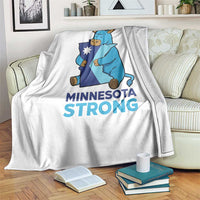 Minnesota Strong Throw Blanket Blue Ox Midwest Folklore Heritage
