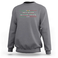 No War With Iran Peace Statement Gift Sweatshirt