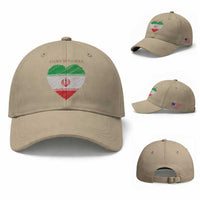 Stand With Iran Baseball Cap Anti War Political Protest Statement