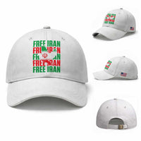 Freedom Dove Flag Baseball Cap Peaceful Iran Support