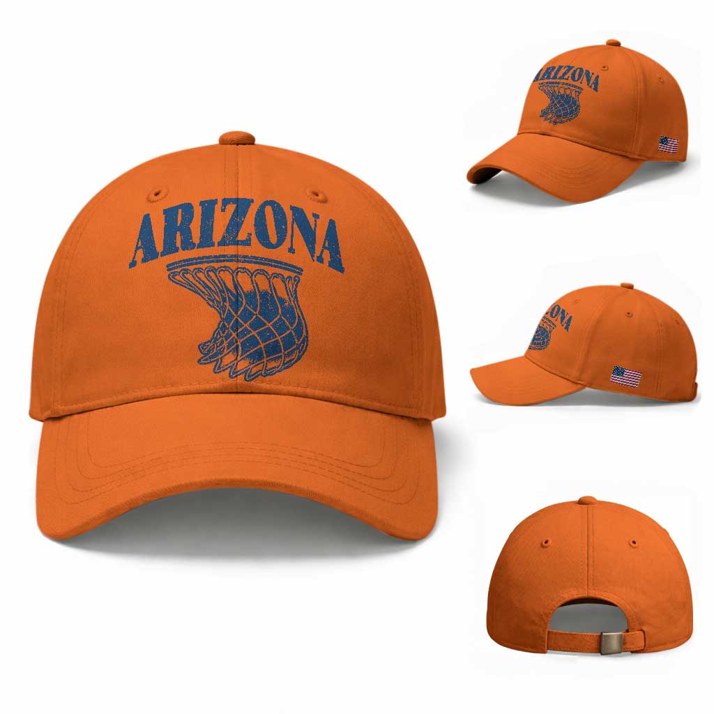 Arizona State Hoops Fan Gift Baseball Cap Basketball Lover