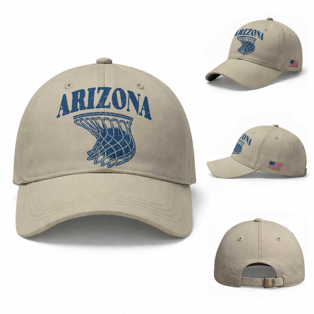 Arizona State Hoops Fan Gift Baseball Cap Basketball Lover