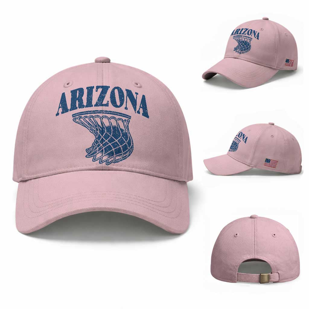 Arizona State Hoops Fan Gift Baseball Cap Basketball Lover