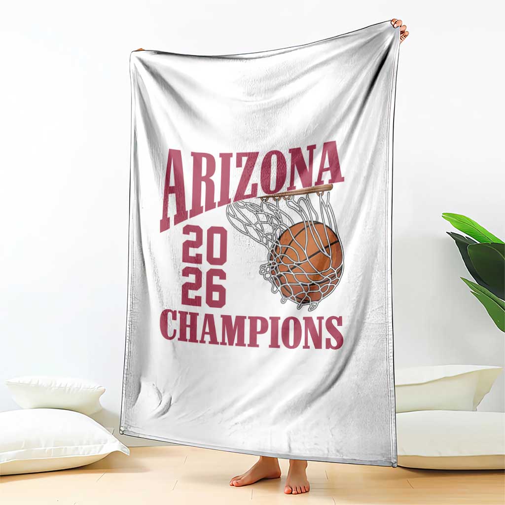Arizona Champions Throw Blanket Gift For Basketball Fan