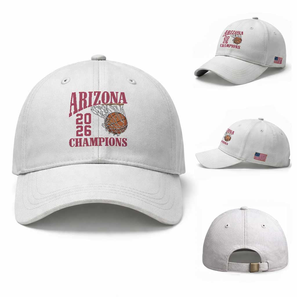 Arizona Champions Baseball Cap Gift For Basketball Fan
