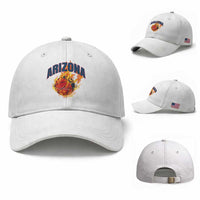 Arizona State Pride Baseball Cap Flaming Basketball Coach Gift