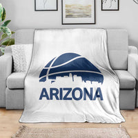 Arizona Skyline Pride Throw Blanket Gift For Basketball Fan