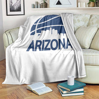 Arizona Skyline Pride Throw Blanket Gift For Basketball Fan