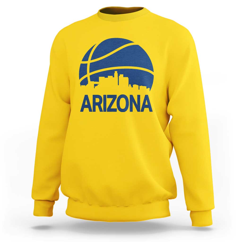 Arizona Skyline Pride Sweatshirt Gift For Basketball Fan