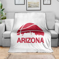Arizona Skyline State Pride Throw Blanket Modern Urban Hoops Basketball