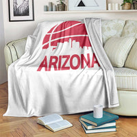 Arizona Skyline State Pride Throw Blanket Modern Urban Hoops Basketball