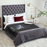 Back To The Moon Throw Blanket Lunar Mission Astronaut Space Lover