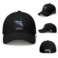 Back To The Moon Baseball Cap Lunar Mission Astronaut Space Lover