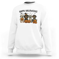 Funny Halloween Dachshund Sweatshirt Happy Halloweenie - Wonder Print Shop