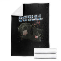 Pitbull Dad Throw Blanket Funny Gift For Pitbull Lover - Wonder Print Shop