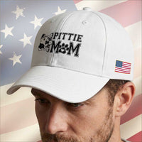Pittie Mom Baseball Cap Funny Gift For Pitbull Lover