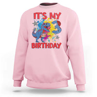Dino Spider Its My 3rd Birthday Sweatshirt Dinosaur Gift For Boys