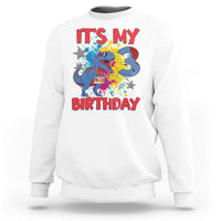 Dino Spider Its My 3rd Birthday Sweatshirt Dinosaur Gift For Boys